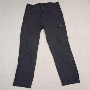 KUHL Renegade Convertible Stealth Cargo Pants Mens 32x28 Gray Zip System
